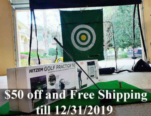 Save $50 off the Hitzem Golf Practice Net